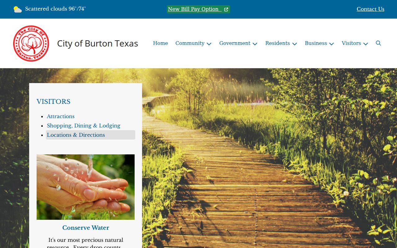 Burton warrant records and Burton City Hall address and directions